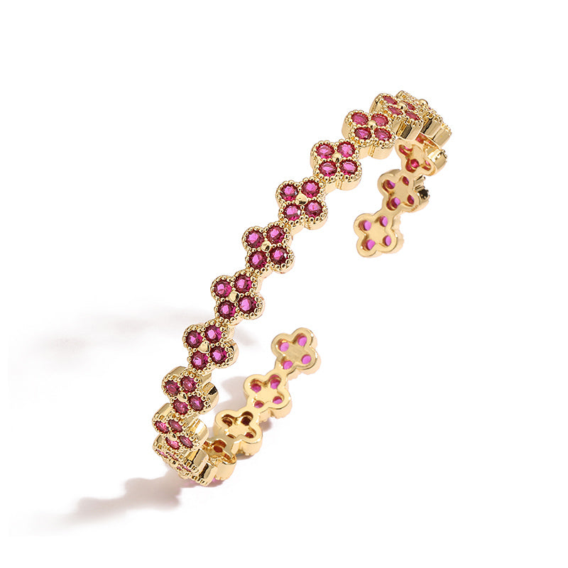 Aureline™ Rose Clover Bracelet
